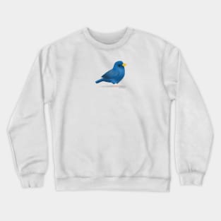 Blue Finch Bird Crewneck Sweatshirt